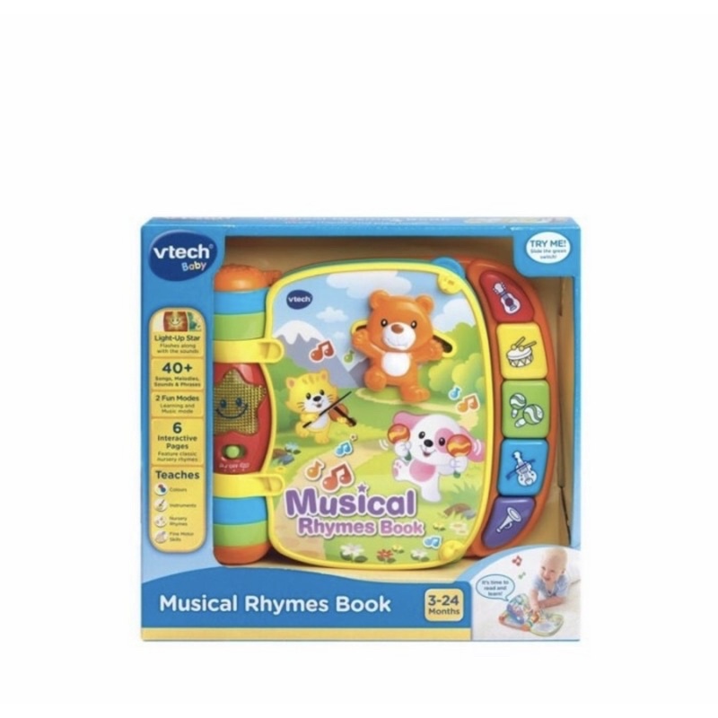 VTECH MUSICAL RHYMES BOOK