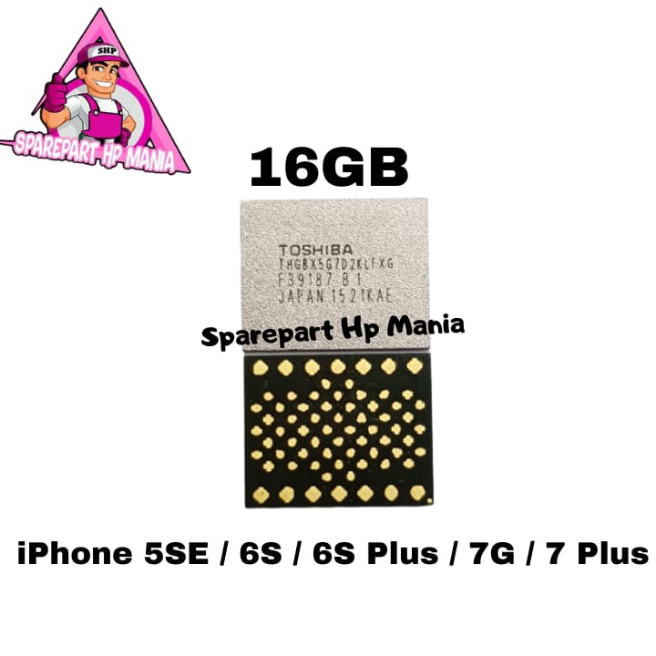 IC NAND FLASH PCIE 16GB IPH 5SE 6S 6SPLUS 7G 7 PLUS 16 GB ORIGINAL