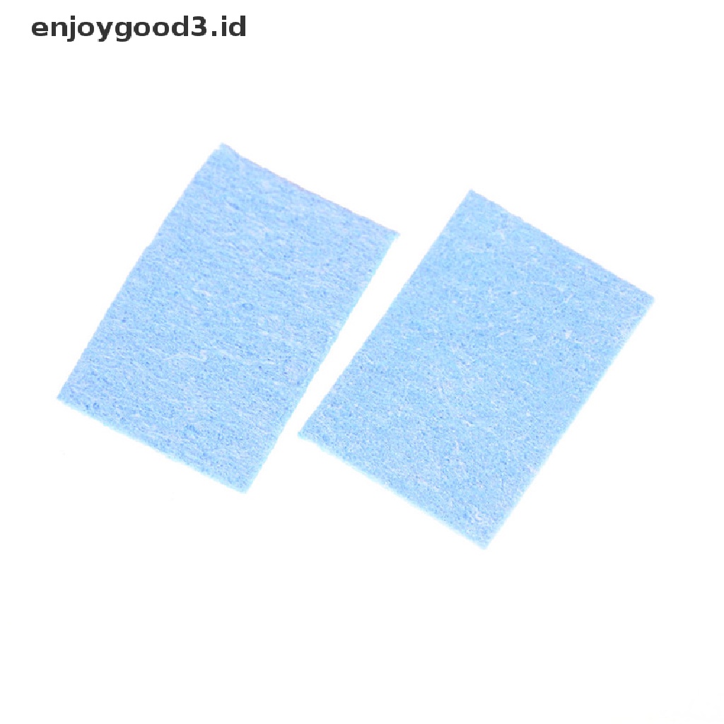 5pcs Pembersih Ujung Besi Solder Warna Biru Ukuran 6cm X 6cm