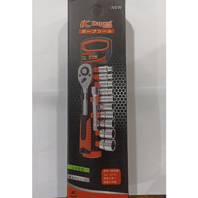 KAPUSI 1/2 Inch Kunci Sok Set 12 Pcs - Socket Set Shock mirip tekiro timur74 Juara