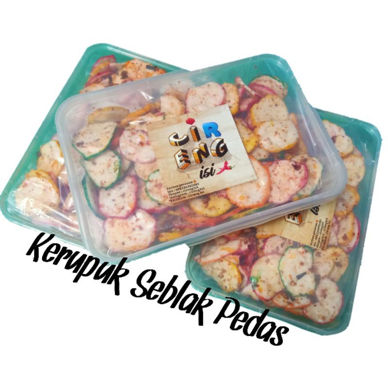 

kerupuk seblak pedas