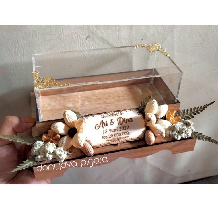 b38; Kotak Uang Mahar Rustic / Box Uang Mahar Rustic / Box Uang Rustic