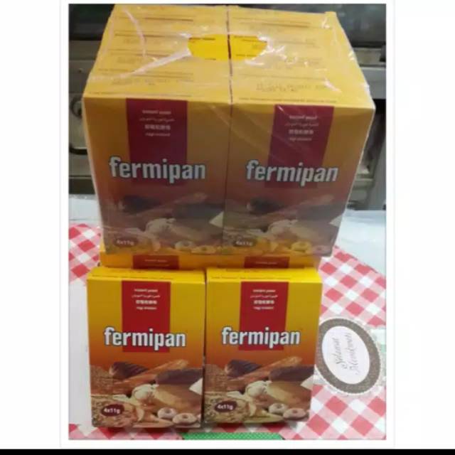 

Ragi instant fermipan kotak isi 4 sachet x 11 gr