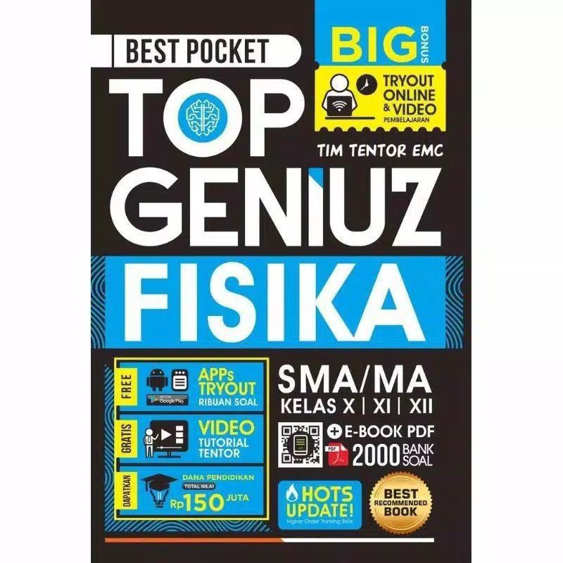 BUKU BEST POCKET ,TOP GENIUS FISIKA SMA/MA