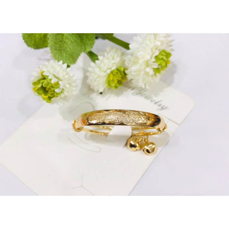 NEW!!! TERBARU GELANG TANGAN TITANIUM ANAK ANAK MOTIF PILIHAN LAPIS EMAS 24 K GOLD ANTI KARAT