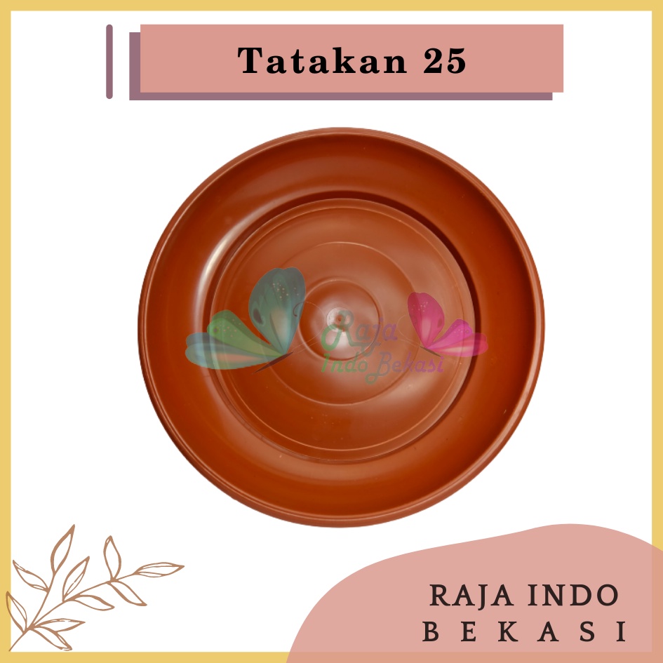 Tatakan Pot 25 Cm Coklat Merah Bata Alas Mawar Gbl Eco Tatakan Pot Tawon 20 21 24 25 27