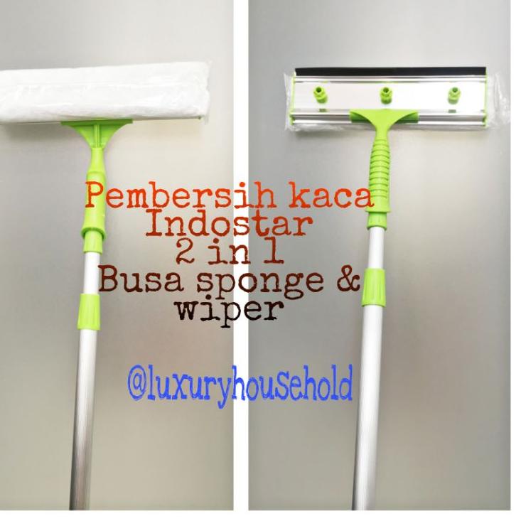 WAEF Alat pembersih kaca gagang panjang /wiper kaca /pembersih kaca jendela/ GLASS wiper ➩ 32