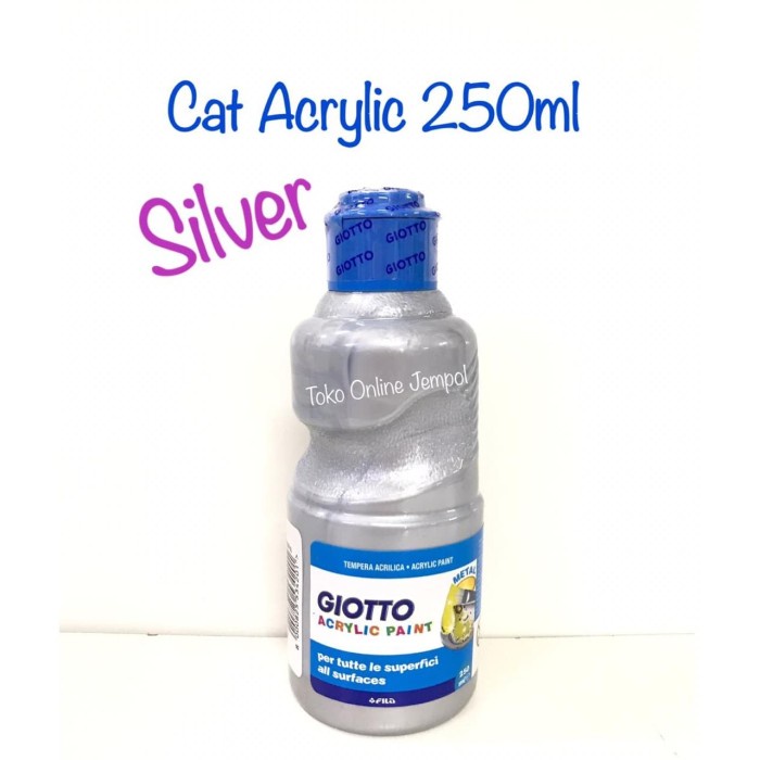 

Cantik Atk0797Gt 250Ml Silver Giotto Cat Acrylic Paint Satuan 533900 Akrilik Terbatas