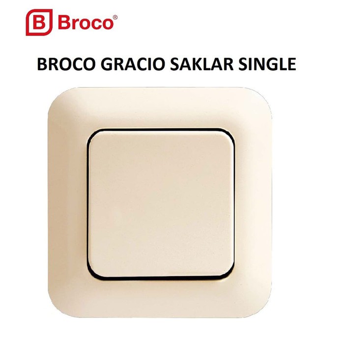 SAKLAR BROCO GRACIO SINGLE ENGKEL IB-4161/ BROCO GRACIO SAKLAR SINGLE INBOW