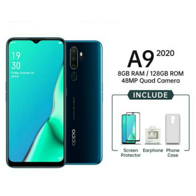 Oppo A9 2020 6/128 Resmi