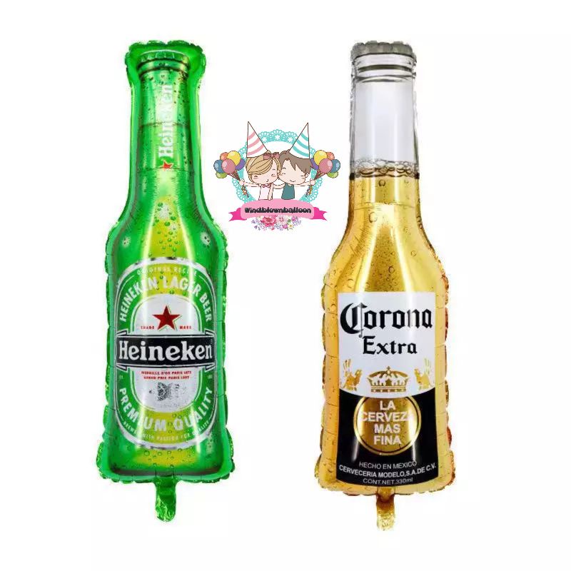 WINDBLOWN BALON BOTOL CORONA & BINTANG HEINEKEN CHEERS SURPRISE PARTY
