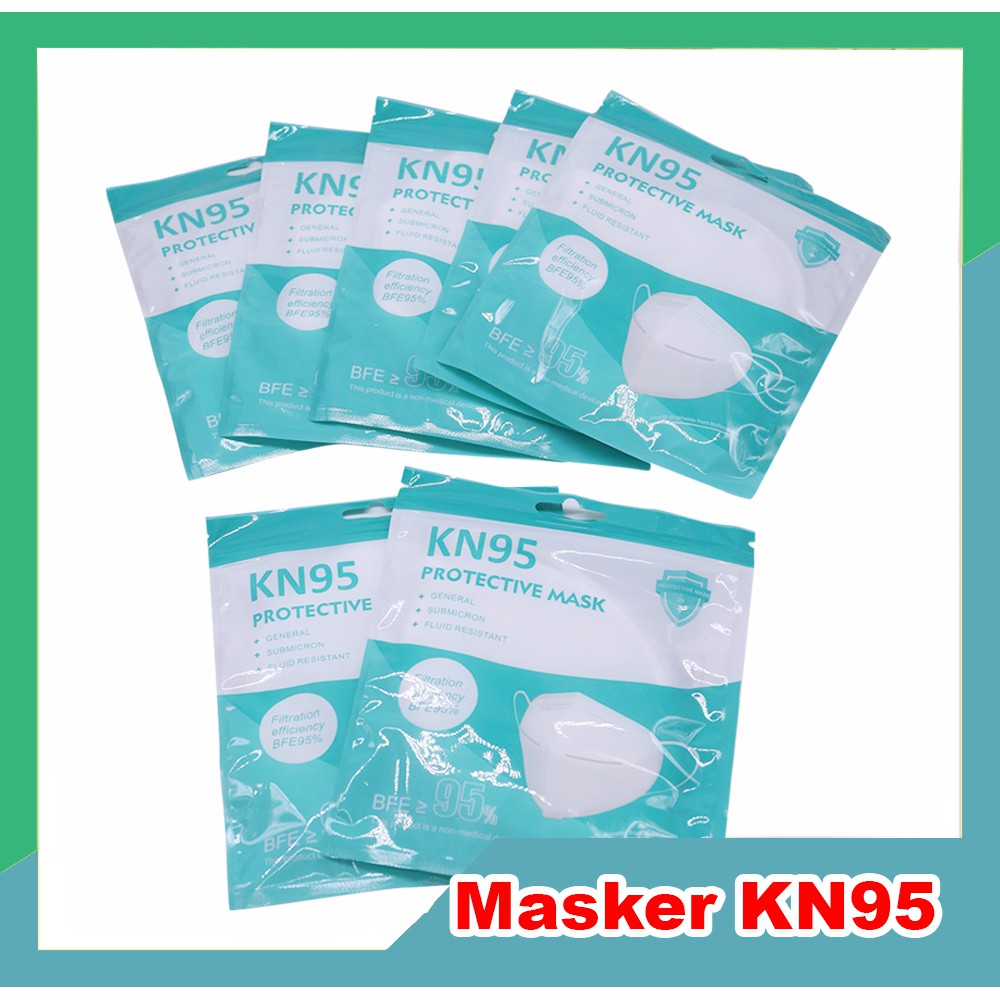 MASKER KN95 PROTECTIVE MASK ANTI VIRUS 5PLY KESEHATAN MASKER KN95 MEDIS BINTANG 7 TOP