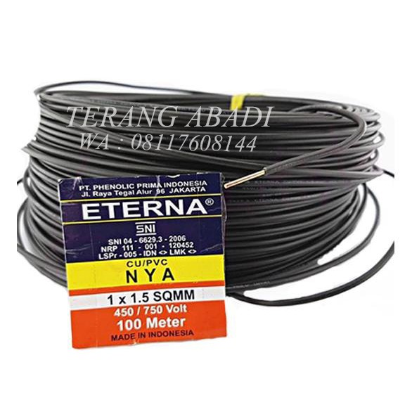 Kabel Eterna NYA 1,5MM Panjang 100M