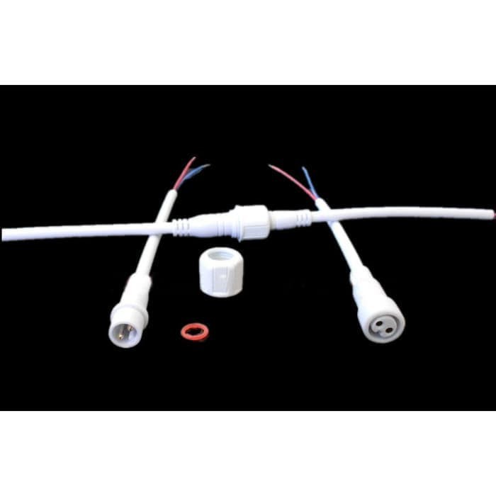 2 Pin waterproof butt plug wire connector terminal Kabel Konektor AO80