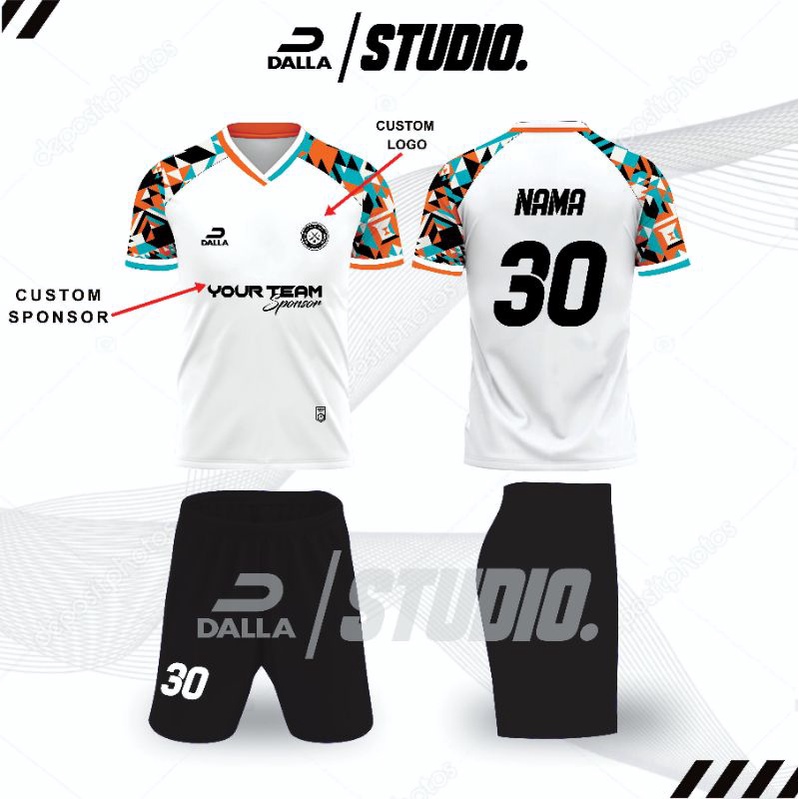 Jersey Futsal Full Printing Jersey Sepakbola Full Printing Kaos Futsal Baju Futsal Baju Sepakbola Ka