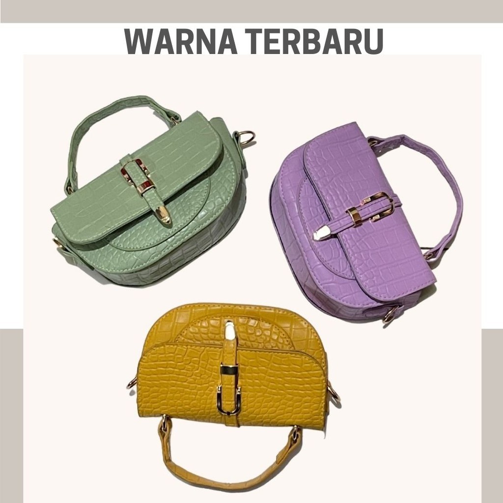 Tas Selempang Bahu Wanita Import Fashion Korea Terbaru - Tas Pesta Kondangan Mewah SL37