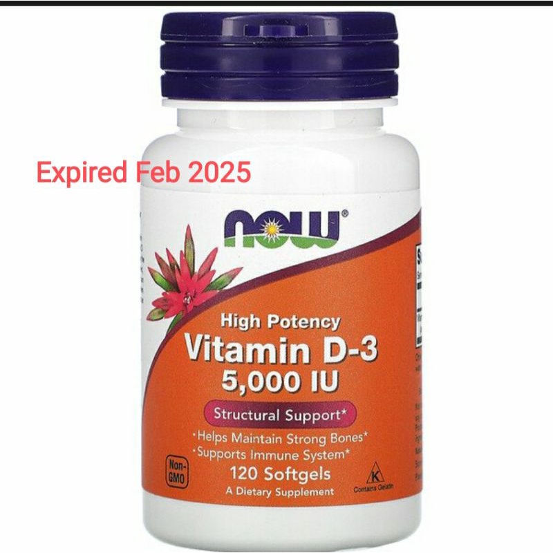 Vit D3 Now Foods 5000 iu