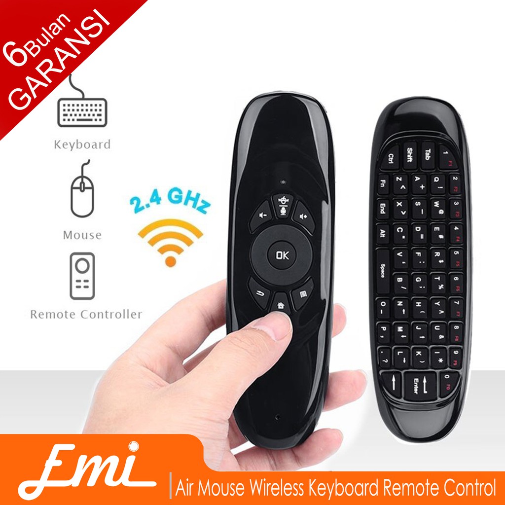 C120 2.4G Air Mouse Wireless Keyboard Remote Control For Android tv