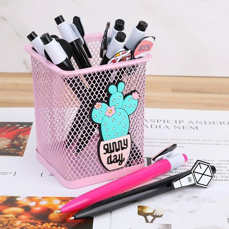 

( BTS ) Yo Yo Store 1Pc Kpop BTS EXO GOT7 BLACKPINK TWICE Pena ballpink Tulis Kantor Sekolah