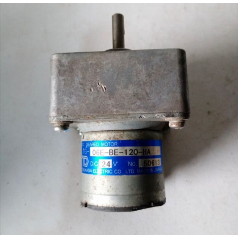 Dc Motor Gearbox 24V 41Rpm Type TG-06E-BE-120-HA