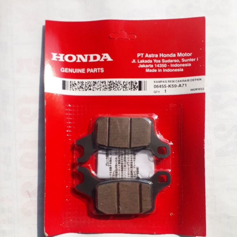 06455-K59-A71 Kampas Rem Cakram Depan