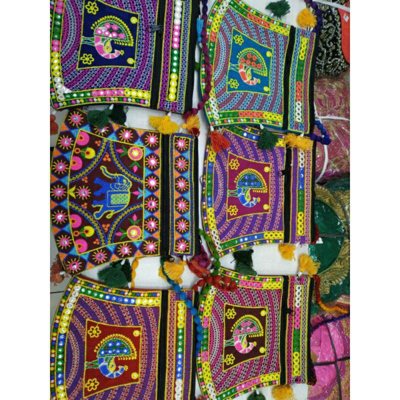 tas india tas pesta tradisional kekinian bag  clutch wanita simple