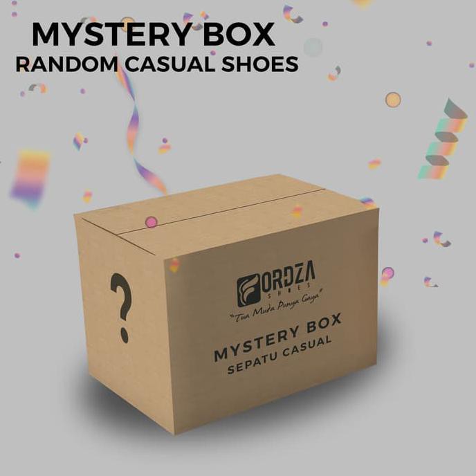 BARU Sepatu Casual Pria Kulit Asli Fordza Mystery Box - 39