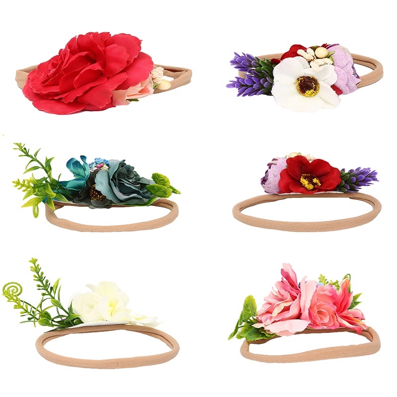 fake flower headband