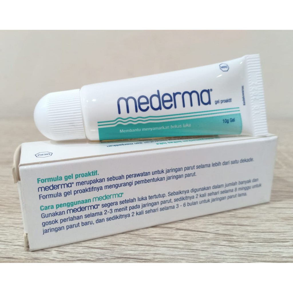 MEDERMA GEL 10 G ADVANCED - FORMULA BARU YANG LEBIH MANTAP PUDARKAN BEKAS LUKA