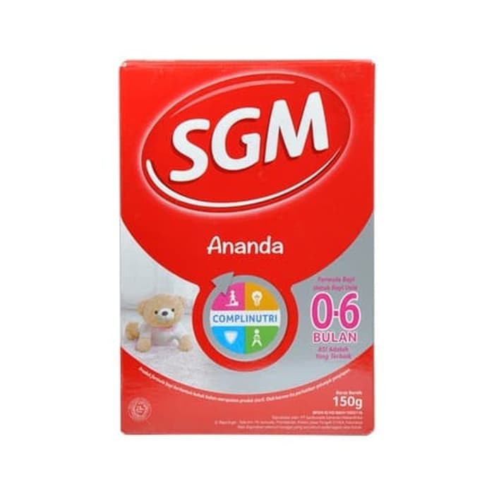 

SGM Ananda 0-6 Bulan 150gr - Susu Formula Anak