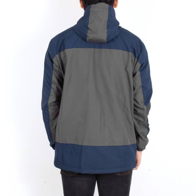 JAKET PRIA PARKA TASLAN WATERPROOF OUTDOOR - jaket semi parka taslan