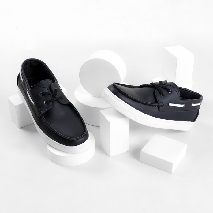 WILSON BLACK |ManNeedMe x Lvnatica| Sepatu Loafers Pria Sepatu Casual Sneakers ORIGINAL