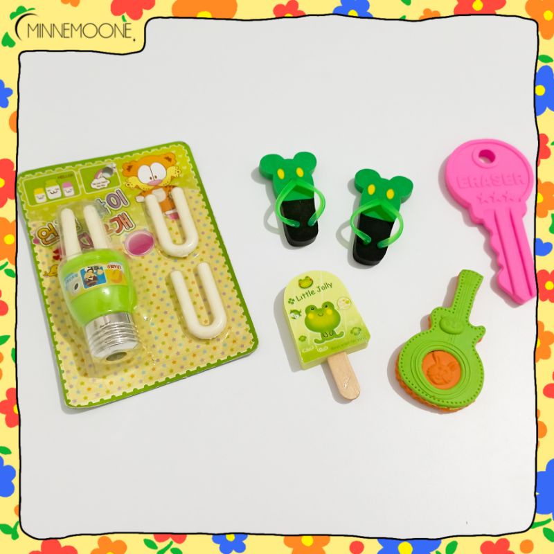 

[MinneMoone] penghapus pensil / stip karakter lucu : seri random things