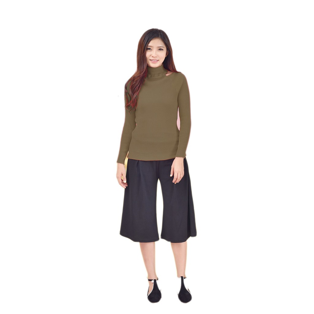 CARMILA Baju Kekinian Cewek Murah Wanita Grosir blouse white zuky bhn rayon bangkok LD96 PJ 67 i.355