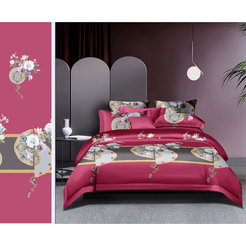 Kain Sprei Katun Jepang Pink Hazel