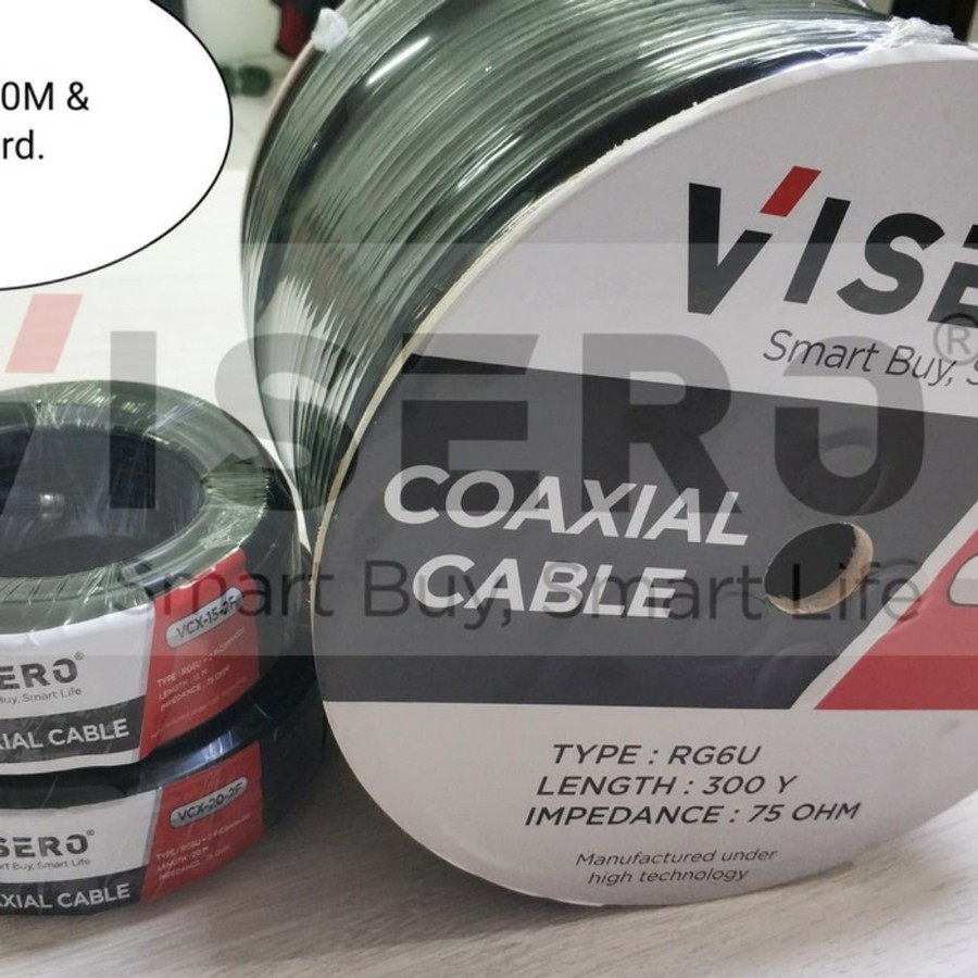 KABEL ANTENA TV RG6 METERAN KABEL ANTENA TV PERMETER CABLE PARABOLA