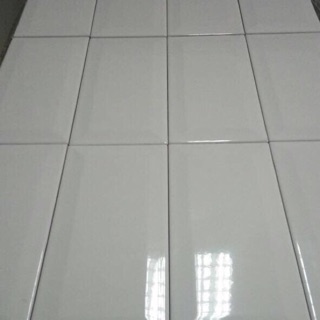  Keramik  dinding subway bevel  size 10x20 Shopee Indonesia