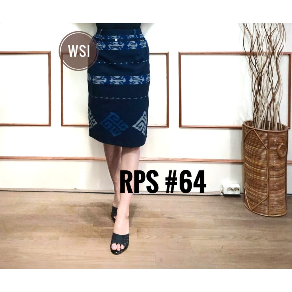 New..Rok Tenun Span pendek Asli Jepara/Rok span Wanita/WSI