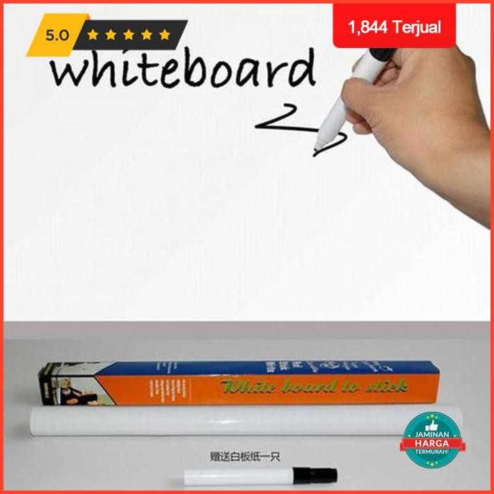 

Dekorasi Rumah Papan Tulis Whiteboard Tempel White Board Wallpaper Sticker Baru Prom Limited