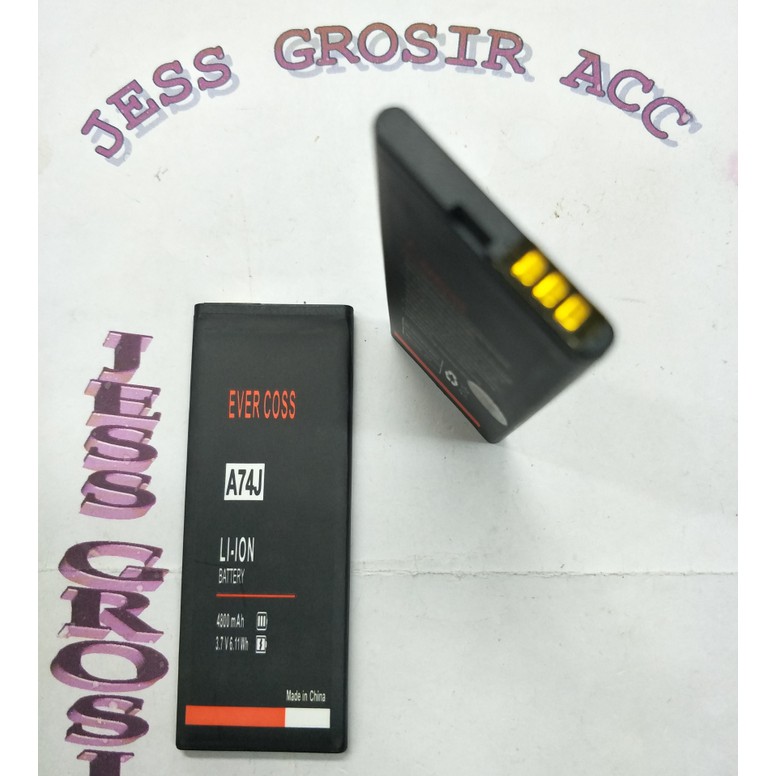 Baterai Battery Evercross Evercoss Cross A74J Jump T4 Double Power - Hitam
