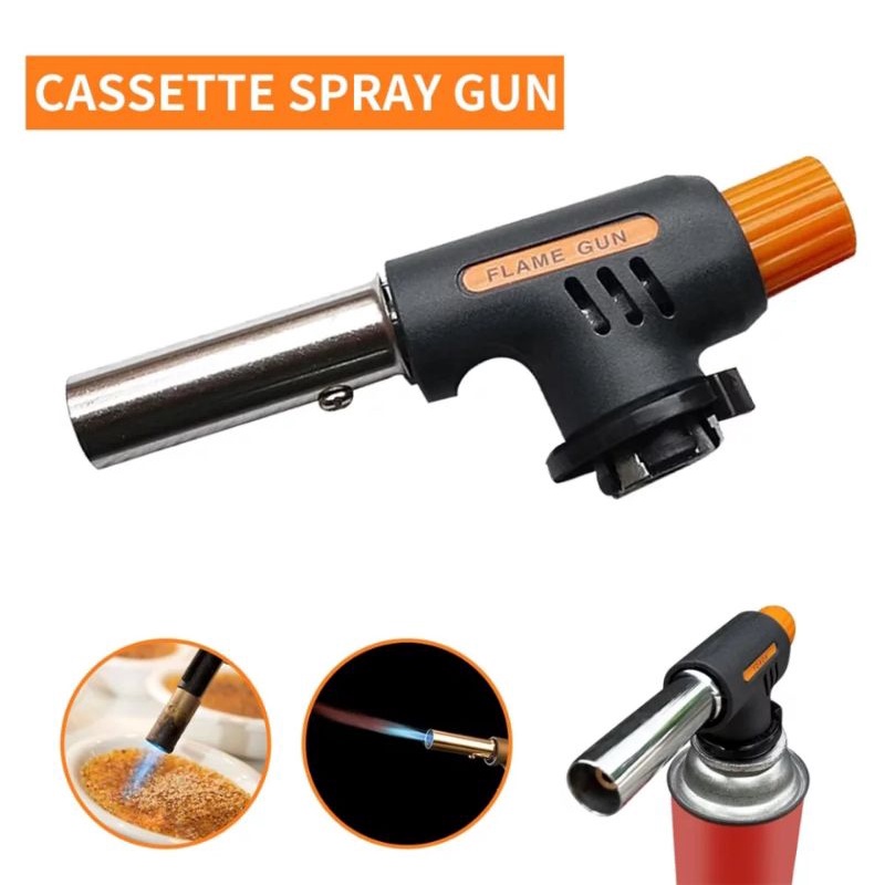 Kepala Gas Torch Butane BBQ Pemantik Api Portable Flame Gun Non Inverter - Firetric 807