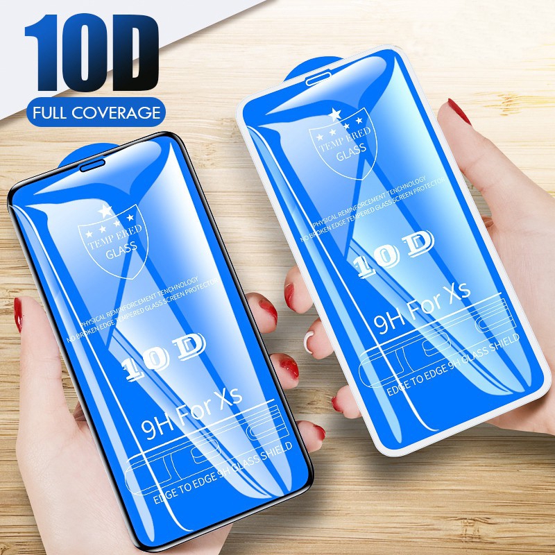 Pelindung Layar Tempered Glass 10D Untuk iphone 14 Pro max 14 Plus 13 Pro max X 7 8 6 Plus XR XsMax 11 / 11 Pro / 11 Pro / 11Pro