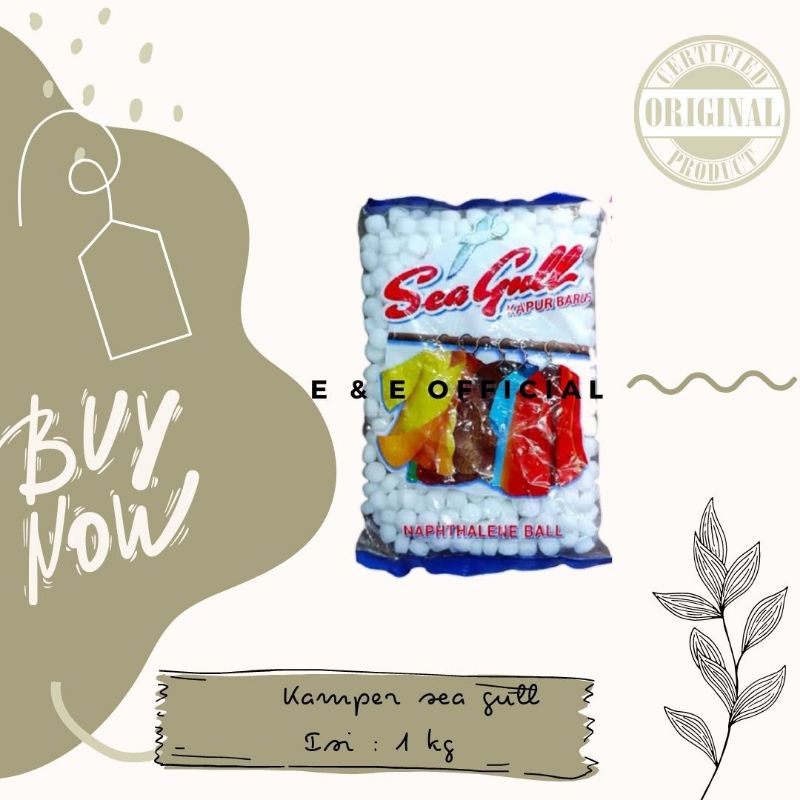 READY KAMPER PUTIH SEA GULL / KAMPER BARUS / KAMPER BAJU 1KG / KAMPER SEA GULL 1KG / KAMPER KECIL