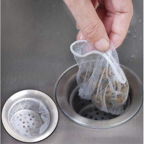 ART-018 9x9cm 100pcs Jaring Saringan sampah di Wastafel Dapur Kitchen