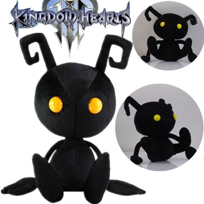 【Ready stock】30cm Kingdom Hearts Plush Doll Shadow Heartless Square Enix Soft Figure Toy Gift