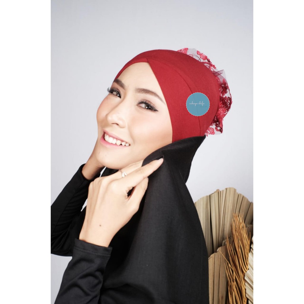 CIPUT  TURKI SILANG CEPOL RENDA DALAMAN JILBAB ( CIPUT MARWAH)