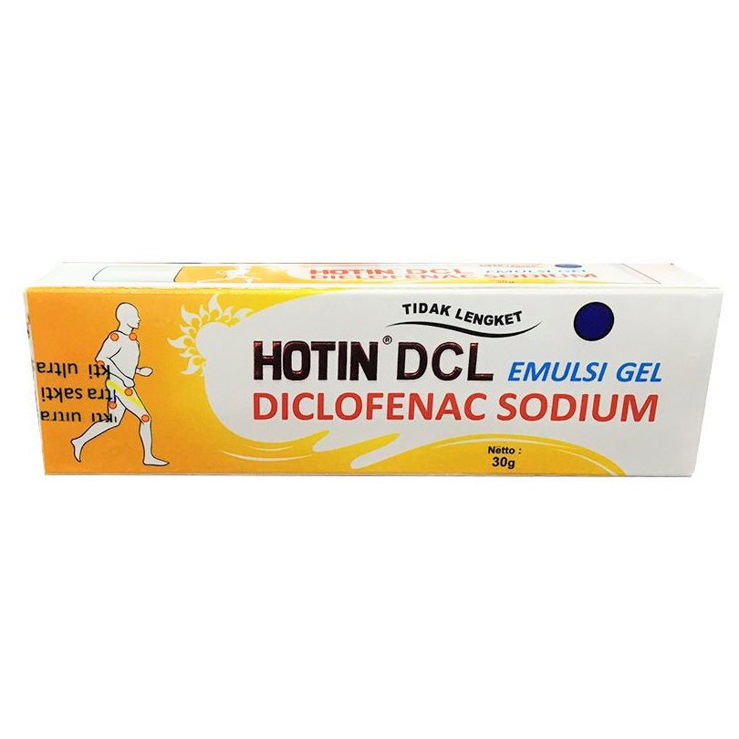 Hotin DCL / Nyeri Sendi Terkilir Rematik Pegal Linu / Hotin DCL Emulsi Gel