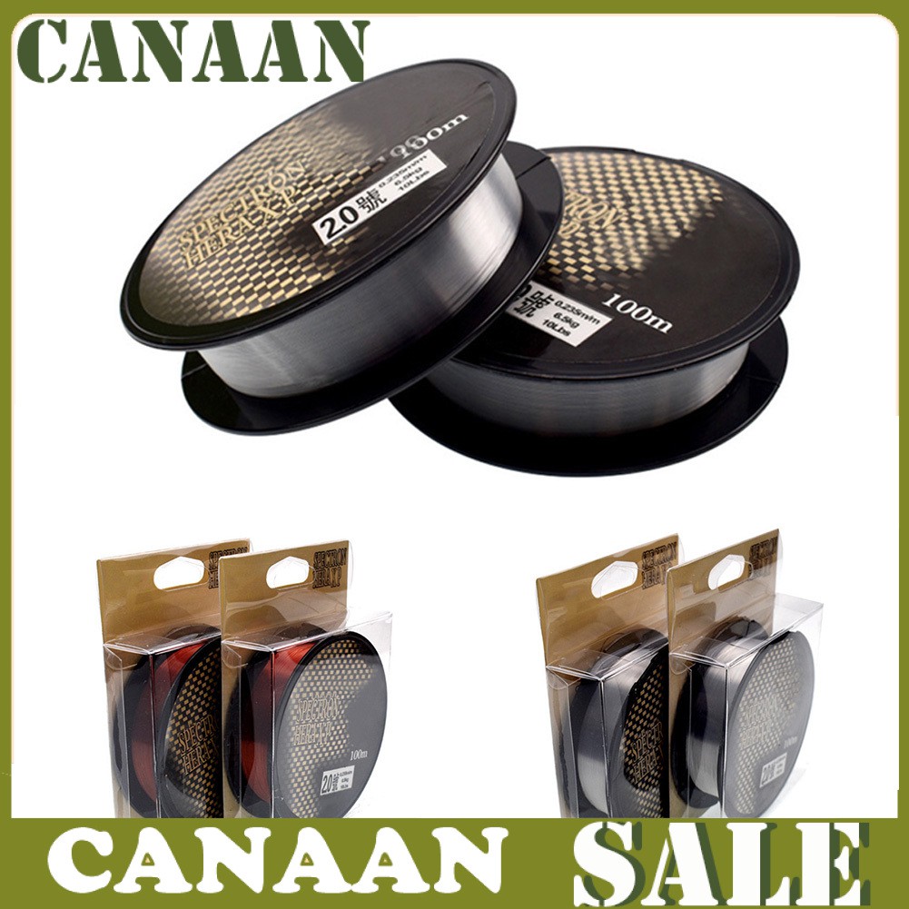 Senar Pancing Bahan Nilon Monofilamen Kuat Tahan Lama Panjang 100m Untuk Memancing Di Laut