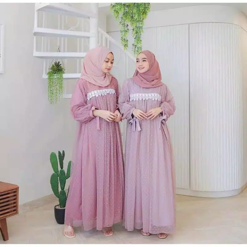 IVORA DRESS GAMIS WANITA PREMIUM TREND MASA KINI