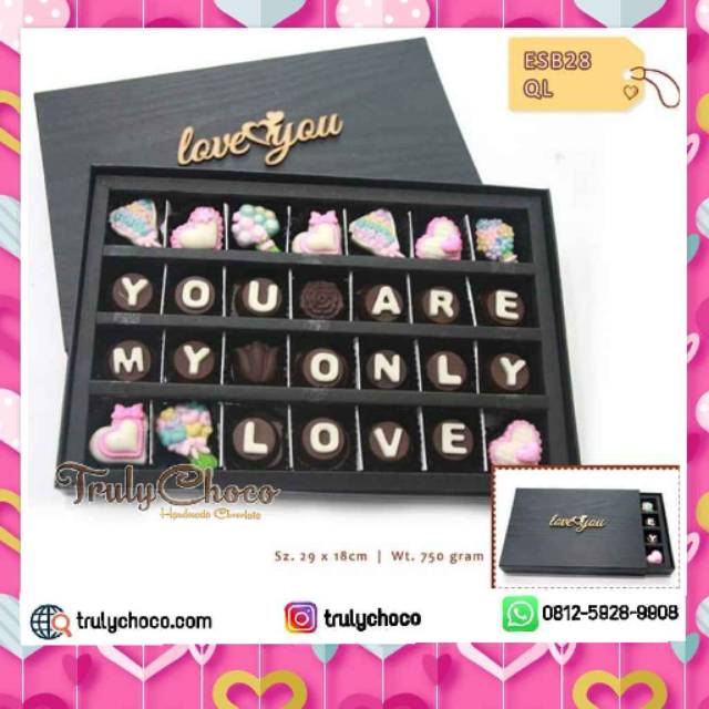 

Hadiah love edition 2020 coklat trulychoco ESB28 ESM28